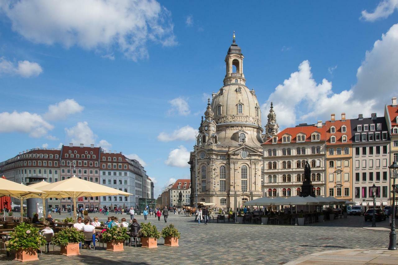 Grosses Apartment Im Zentrum Von Dresden, 2 Schlafzimmer, 2 Baeder, Balkon المظهر الخارجي الصورة